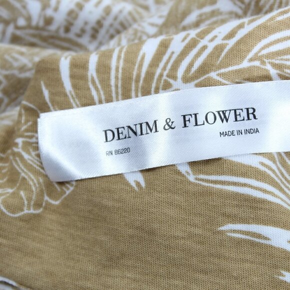 Denim & Flower Short Sleeve T-Shirt Size Medium - Picture 4 of 7